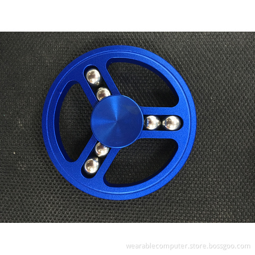 OEM fFactory wholesale 2017 Hot sell aluminum alloy fidget spinner tri fidget hand spinner